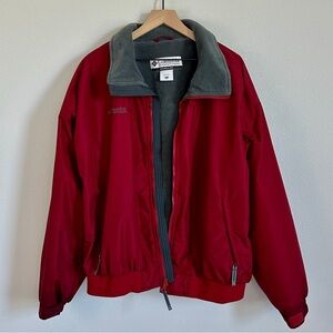 Columbia Grey and Maroon Heavy Jacket - Extra Large